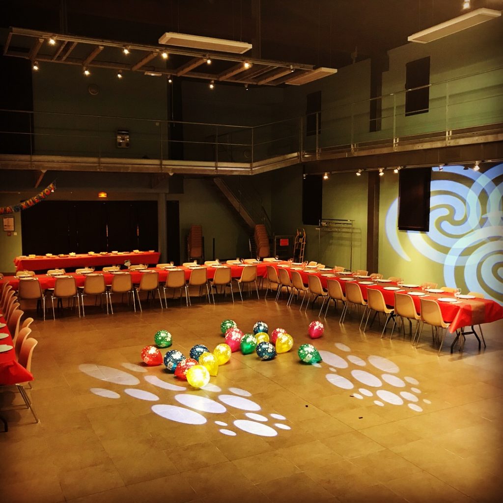 Animation son et lumière pour l'anniversaire de Léa qui fêtait ses 18 ans à la salle de Villegouge. 