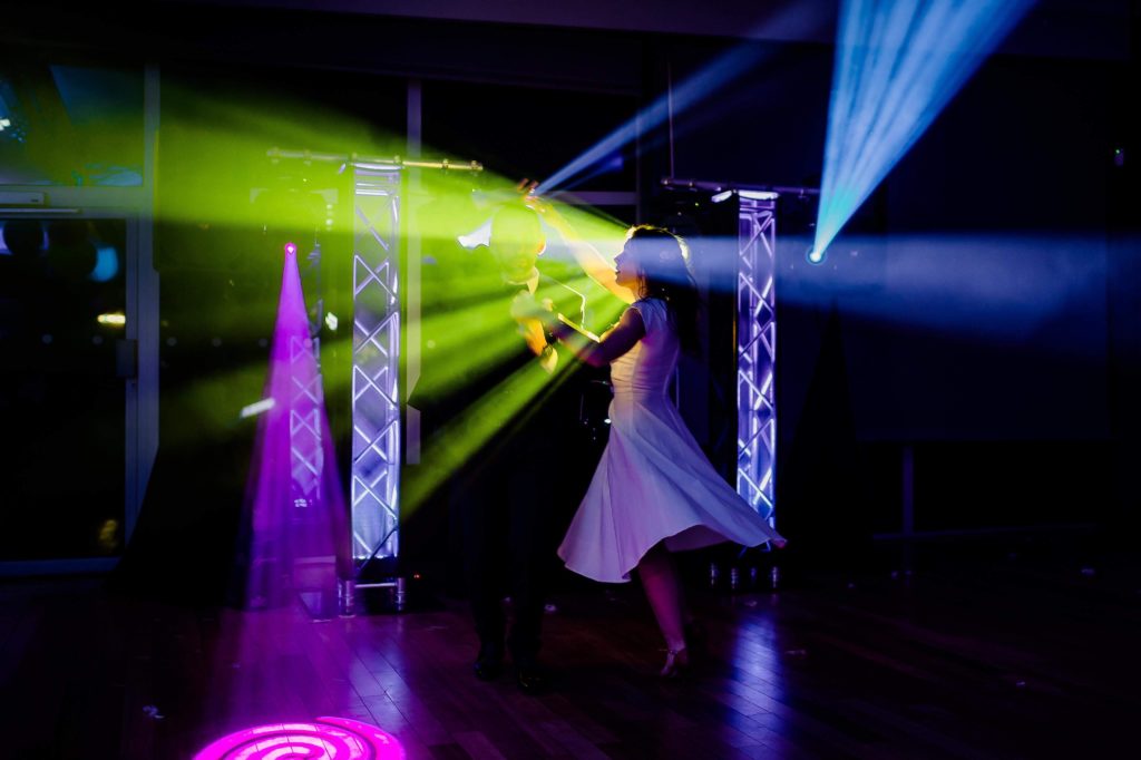 Animation son et lumière au mariage de Anne-Sophie et Mathieu à Cambes (Grionde). 
Crédit photo : Yann TEXIER
